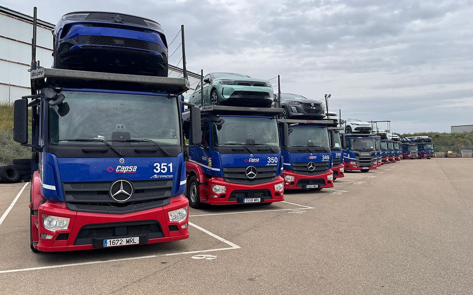 Camiones portacoches carcados 