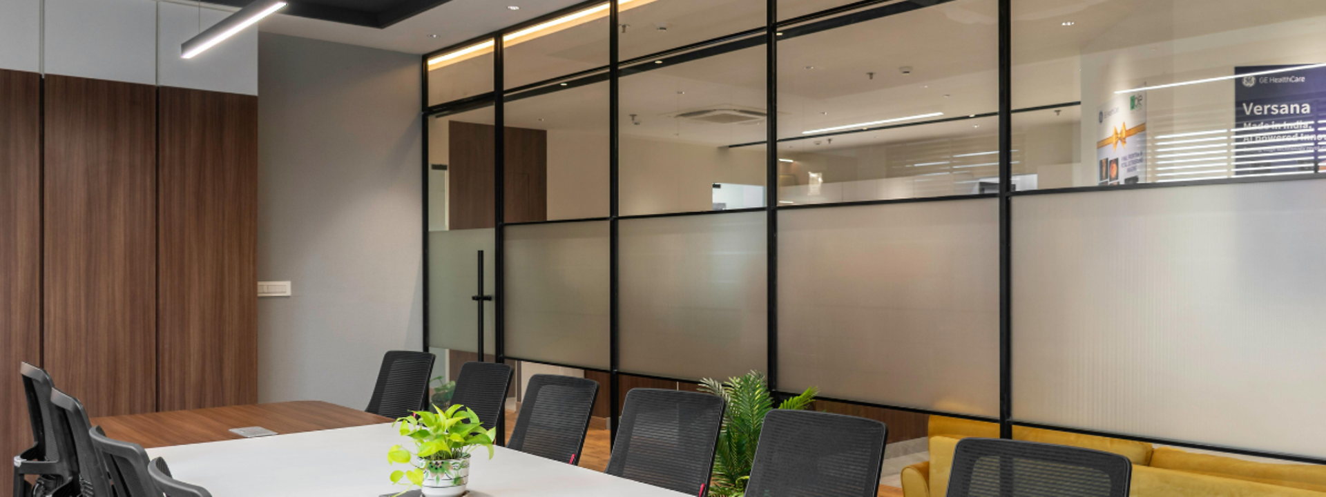Empty boardroom