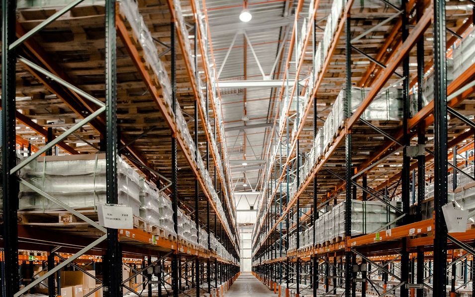 Warehouse with goods 