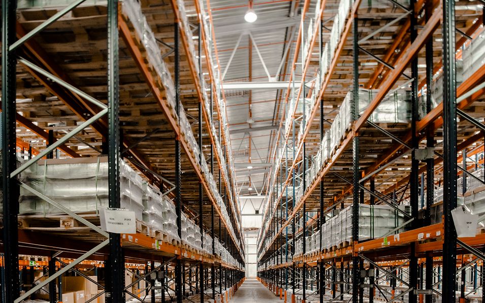 Warehouse with goods 