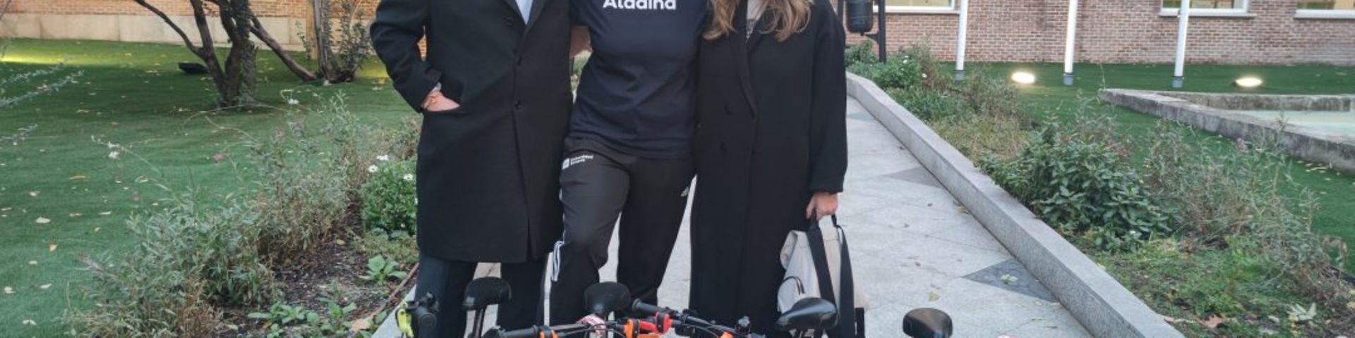 Bicycle donation through the Aladina Foundation -1080x675